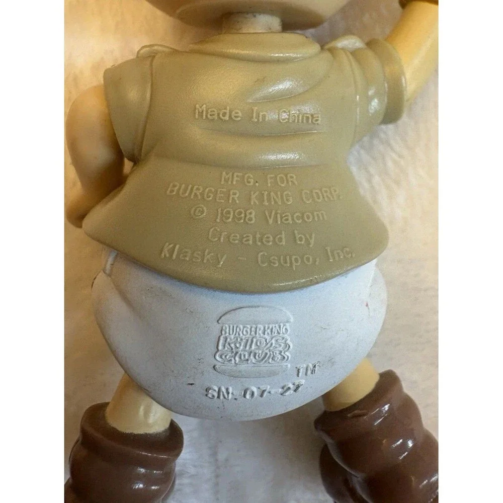 Vintage 1998 Burger King Rugrat Movie Toy Lot Of 3 - Tommy, Angelica, Phil & Lil